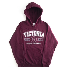 Load image into Gallery viewer, maroon Victoria hoodie
