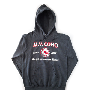 charcoal grey MV COHO hoodie