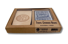 Load image into Gallery viewer, Travel Cribbage Board Retro Logo

