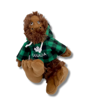 Load image into Gallery viewer, Stuffed Sasquatch w/Canada Flannel
