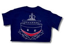 Load image into Gallery viewer, Coho Navy Stamp w/Ship on Back
