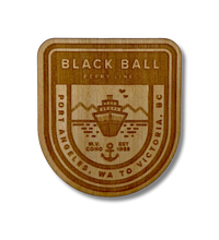 Load image into Gallery viewer, Black Ball Badge Magnet Laser Etched
