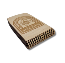 Load image into Gallery viewer, Black Ball Ferry Travel Cribbage Board with Badge Logo
