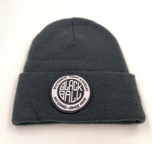 Load image into Gallery viewer, Black Ball Beanie
