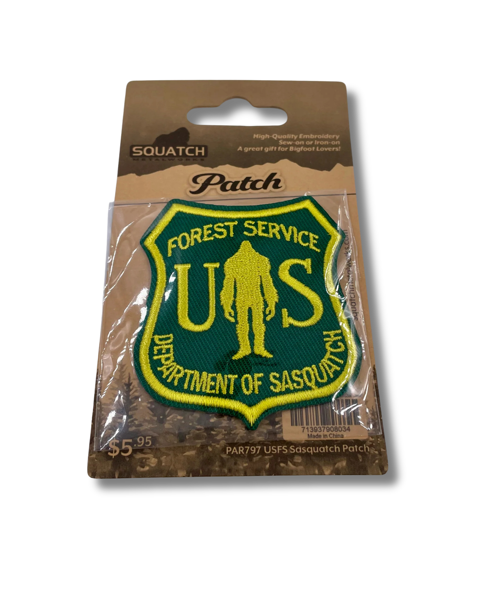 US Forest Service Sasquatch Patch – The Black Ball Shop