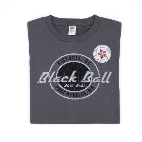 grey Black Ball t-shirt