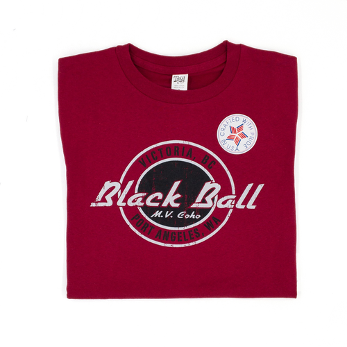 red Black Ball t-shirt