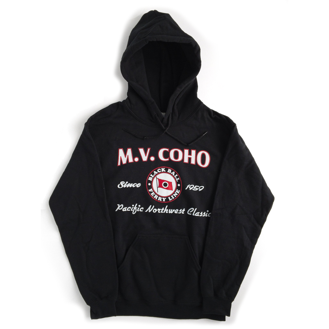 black MV COHO hoodie