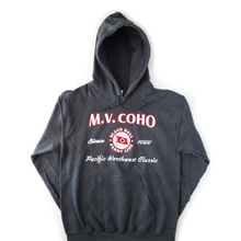 Load image into Gallery viewer, charcoal grey MV COHO hoodie
