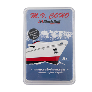 MV COHO playing cards in container