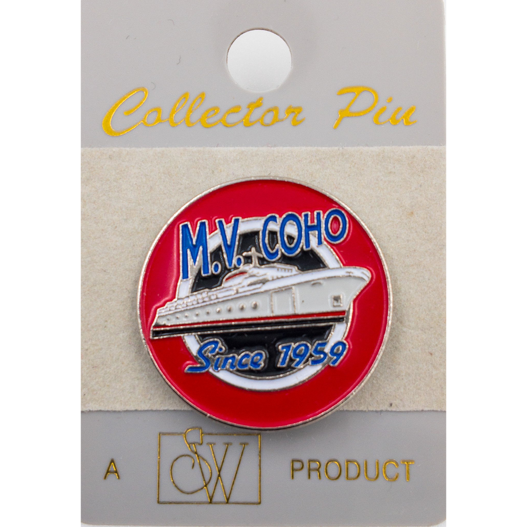 MV COHO since 1959 lapel pin